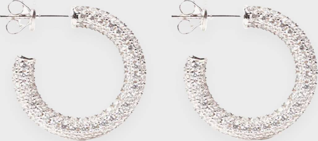 Izabel Display Colorful Hoop - Silver/Vit
