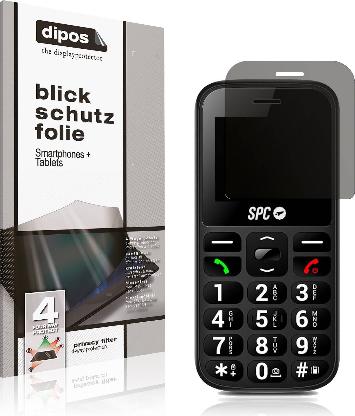 Dipos Screen Protector For Fortune 2 Privacy Filter