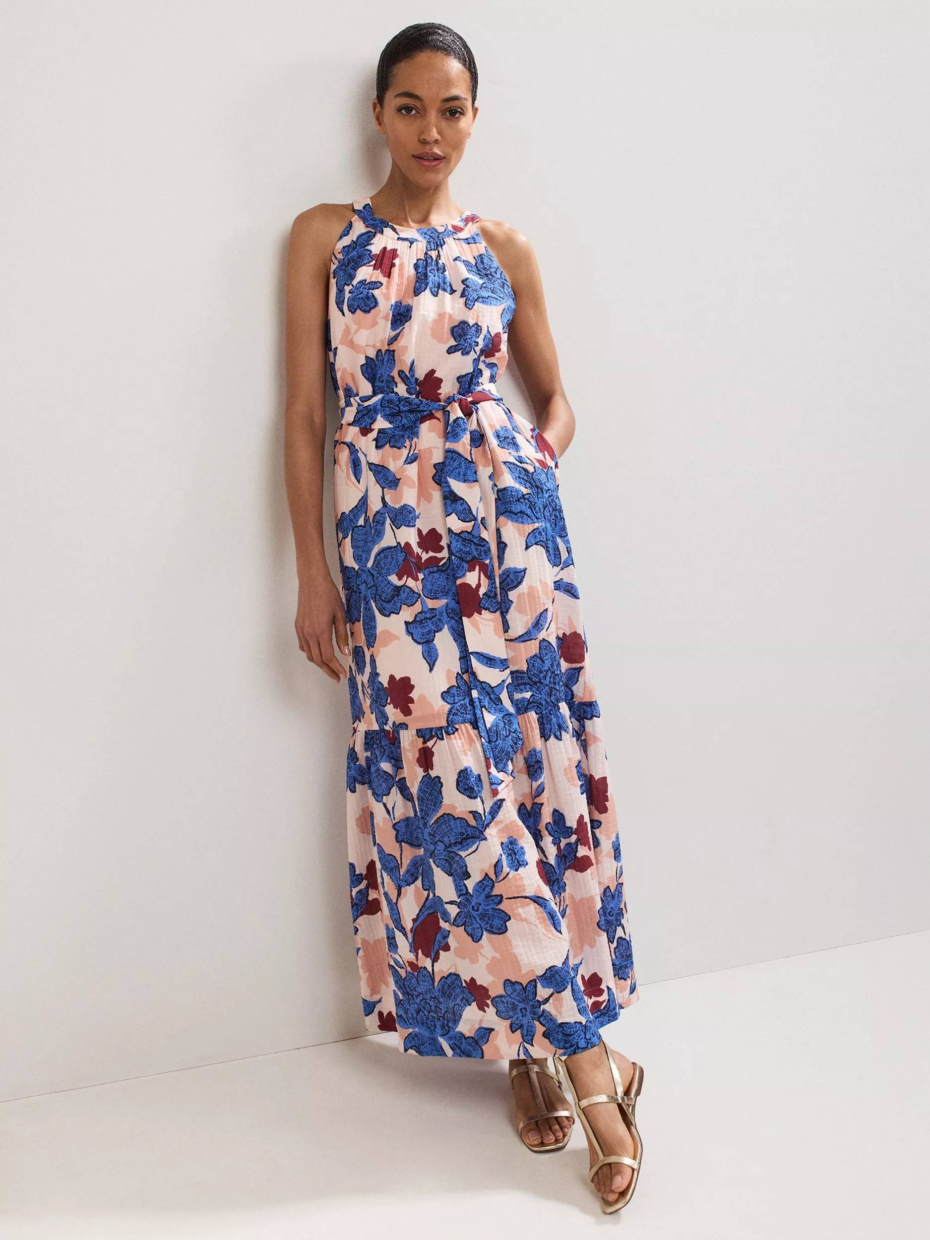 Phase Eight Runa Floral Pocket Dress Multi - Multi