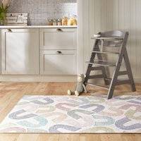 Dunelm Rainbow Multicoloured Washable Rug