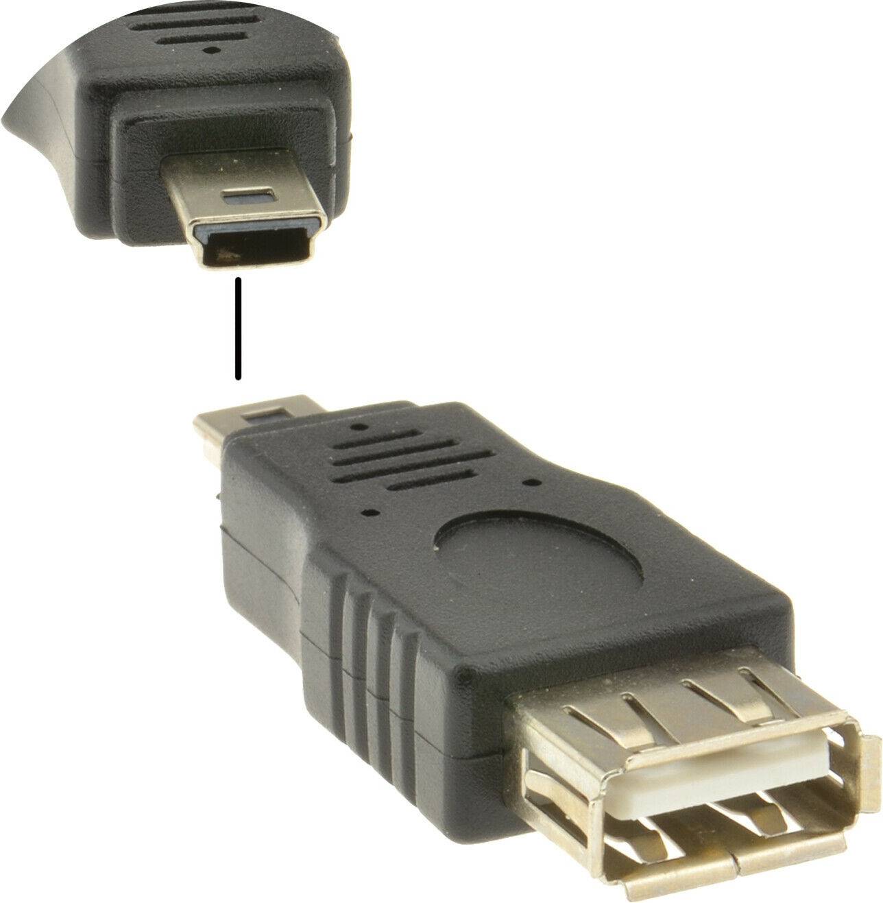 Kenable USB 2.0 A Type Female To USB Mini 5 Pin Plug