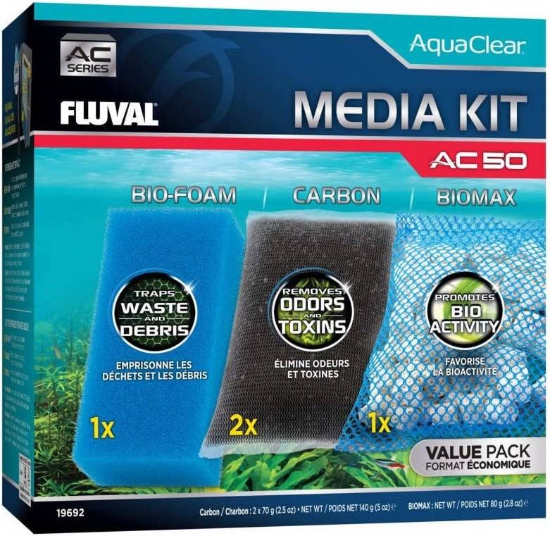 Aquarium filter Fluval AC50 Complete Aquarium Filter Kit