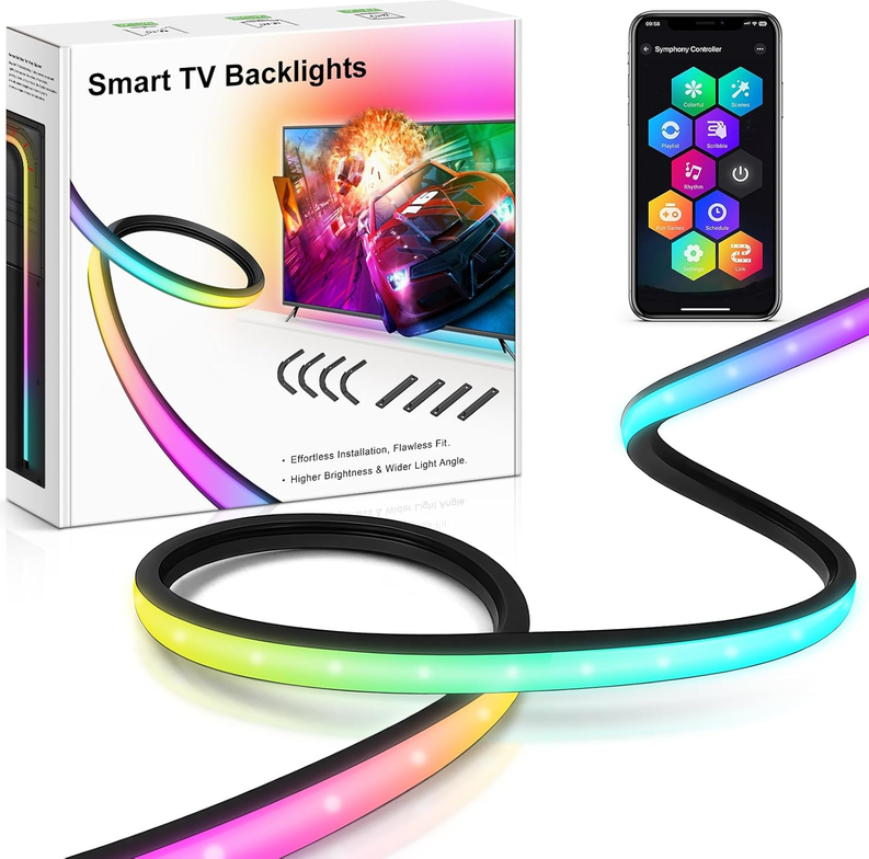 Smart led light strip Smart TV LED Backlight Flowing Color 24 Watts Light Strip