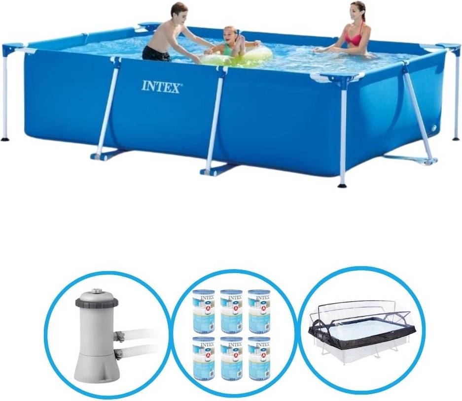 Intex Pool Rectangular Frame 300x200x75 cm