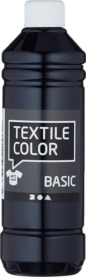 Textile Color Paint Basic Black 500ml