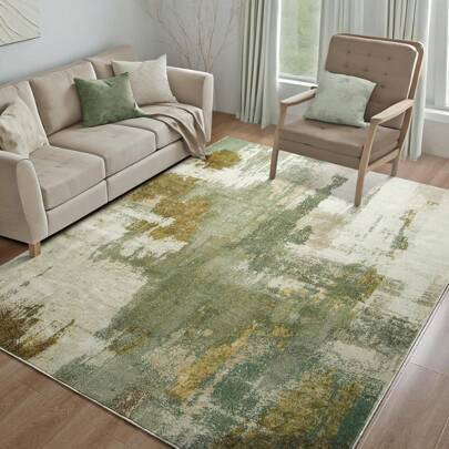 Shein Modern Abstract Area Rug Non Slip