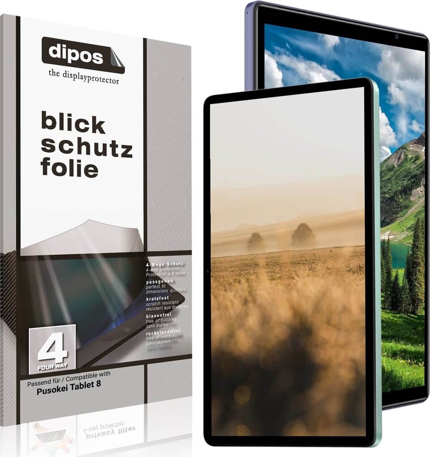 Dipos Screen Protector Pusokei Tablet 8 Privacy Filter