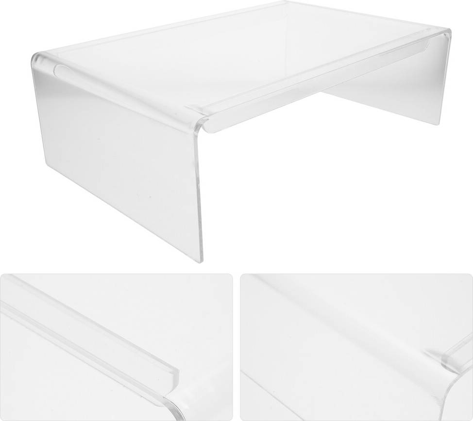 Clear Acrylic Monitor Riser Stand