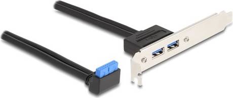 DeLock USB Kabel 50cm Sort