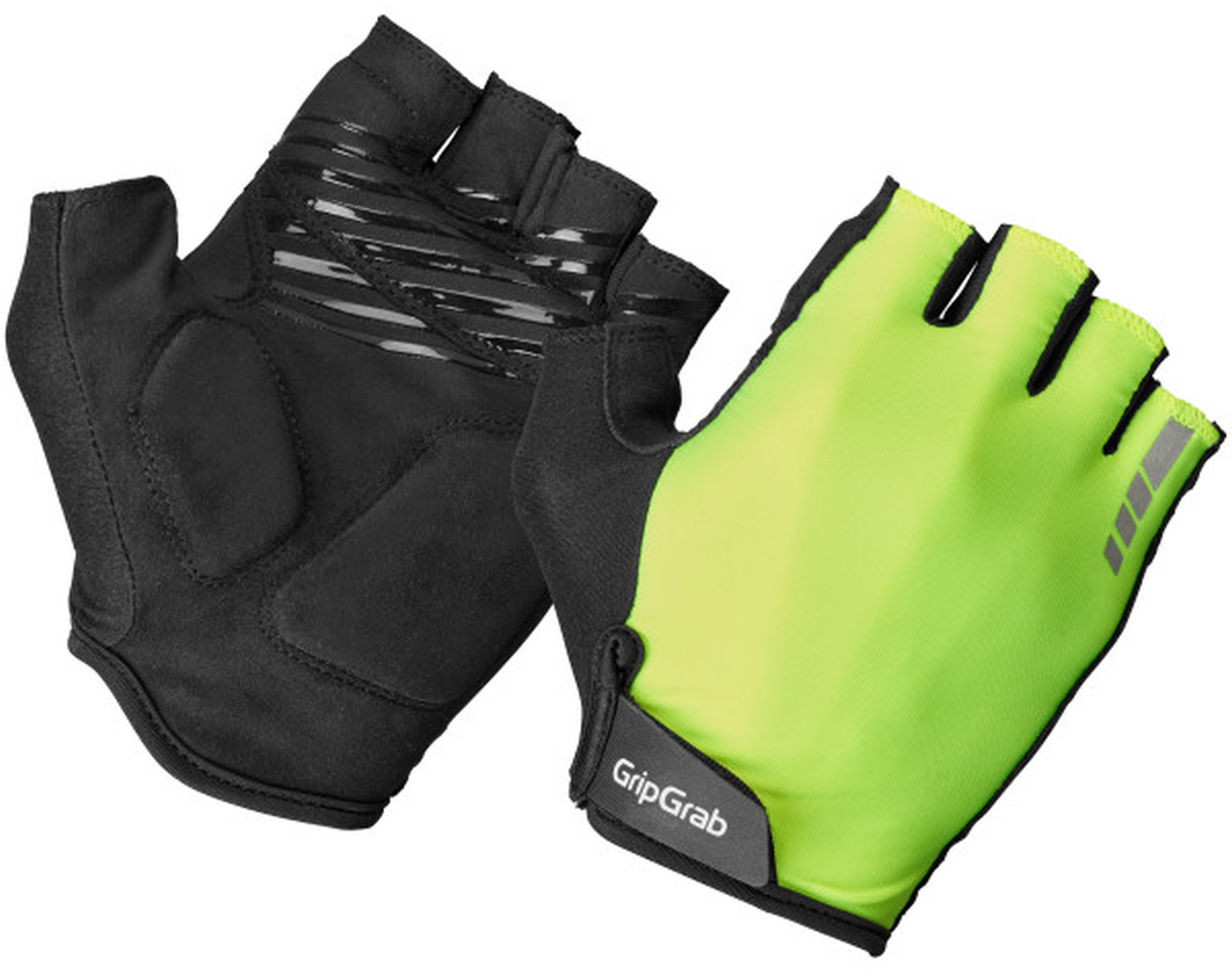 GripGrab Ride Padded Short Finger Gloves - Yellow