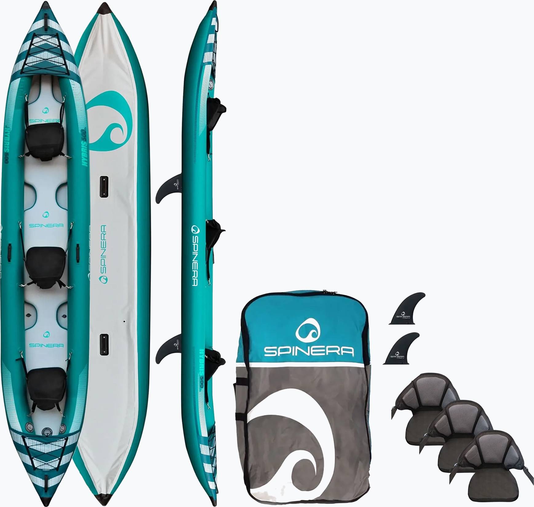 Hybris 475 Inflatable Kayak Blue