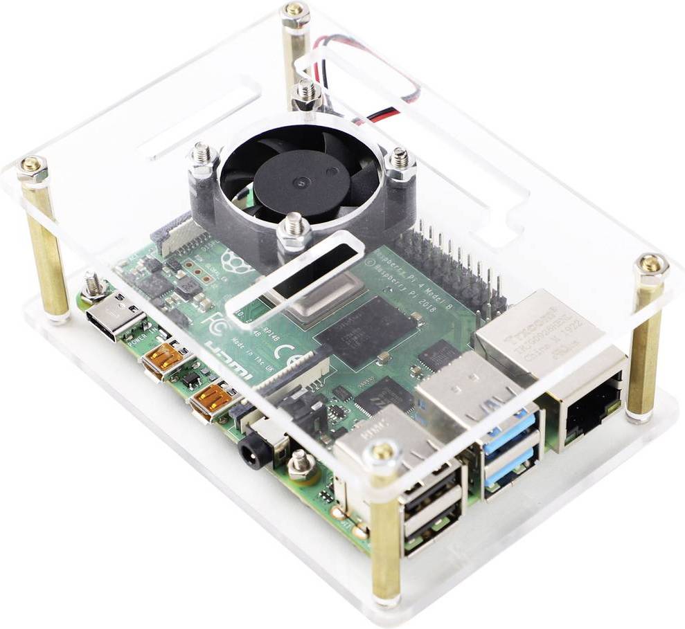 Renkforce RBP-PLC100 SBC Behuizing Raspberry Pi Banana Pi Rock Pi