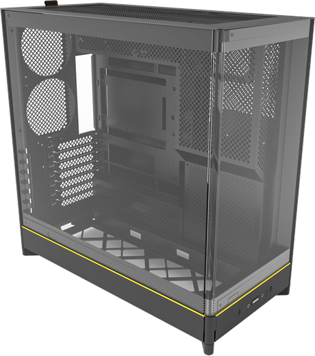 Montech HS02 Miditower Chassi Black