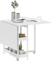 Homcom Folding Dining Table - White