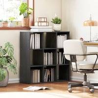 Homcom 9 Cube Bookcase - Black