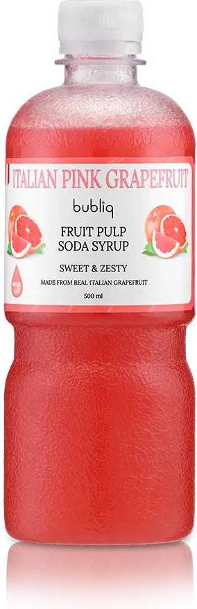 bubliq Italian Pink Grapefruit 500ml