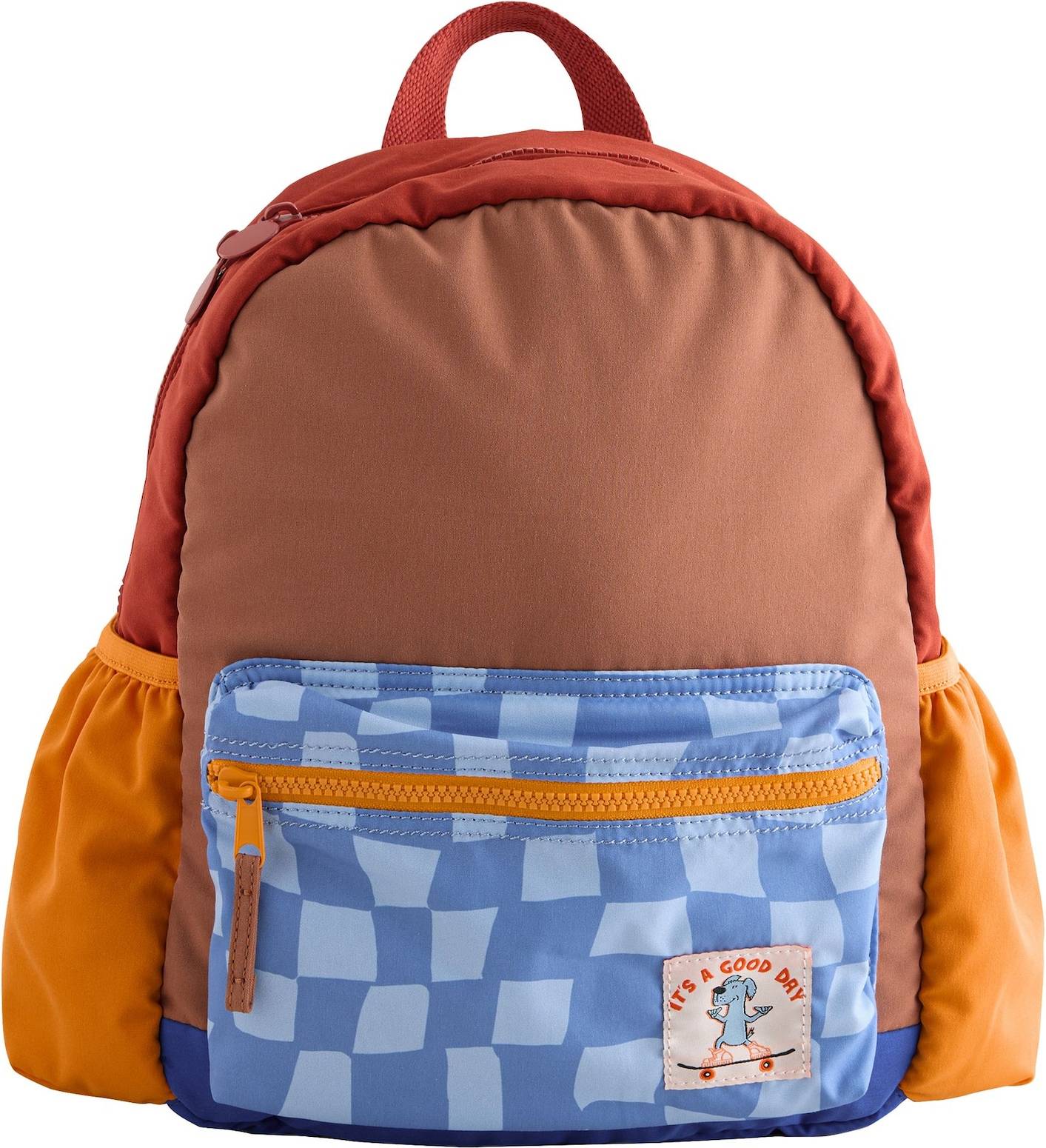 NEXT Colourblock Check Backpack