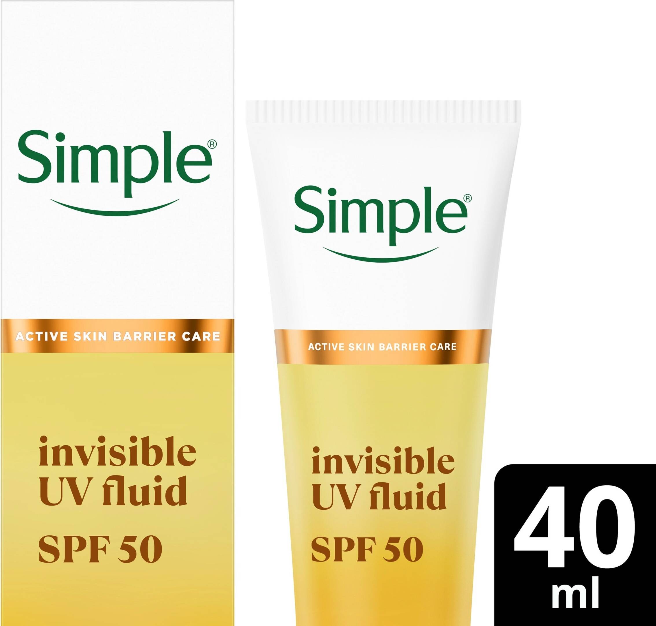 Simple Invisible UV Fluid SPF50 40ml
