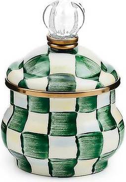Emerald Check Lidded