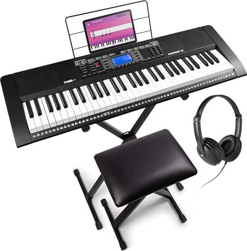 Max Rhapsody61M Electronic Keyboard 61-Key Touch Sensitive Set