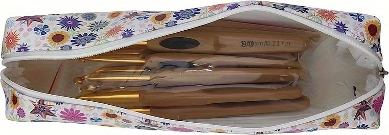 Temu 13pcs Crochet Hook Set Mixed Color