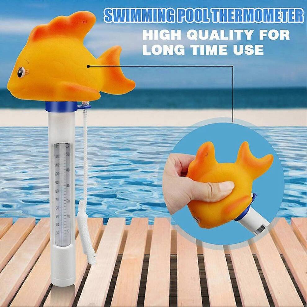 Floating Swimming Pool Thermometer String Pond
