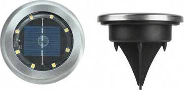 Mini Solar 8LED Underground Light 12pcs