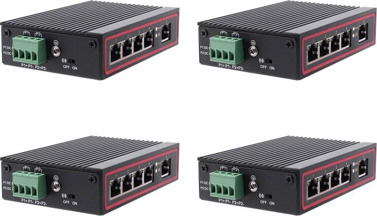 Tauoh 5-Port RJ45 Ethernet Desktop Switch Hub