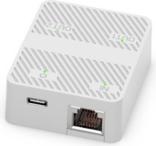Tauoh 2 Port 100Mbps Network Switch RJ45 Cable