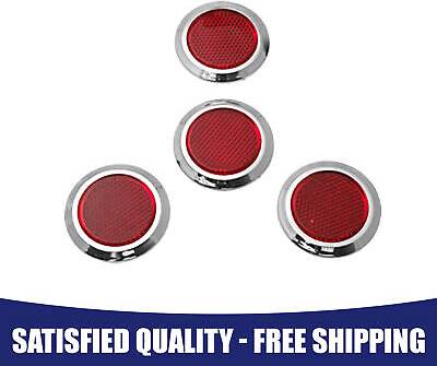 Red Round Car Reflector Set HL-3003