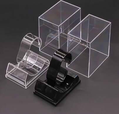 Shein Stylish Transparent Watch Storage Box
