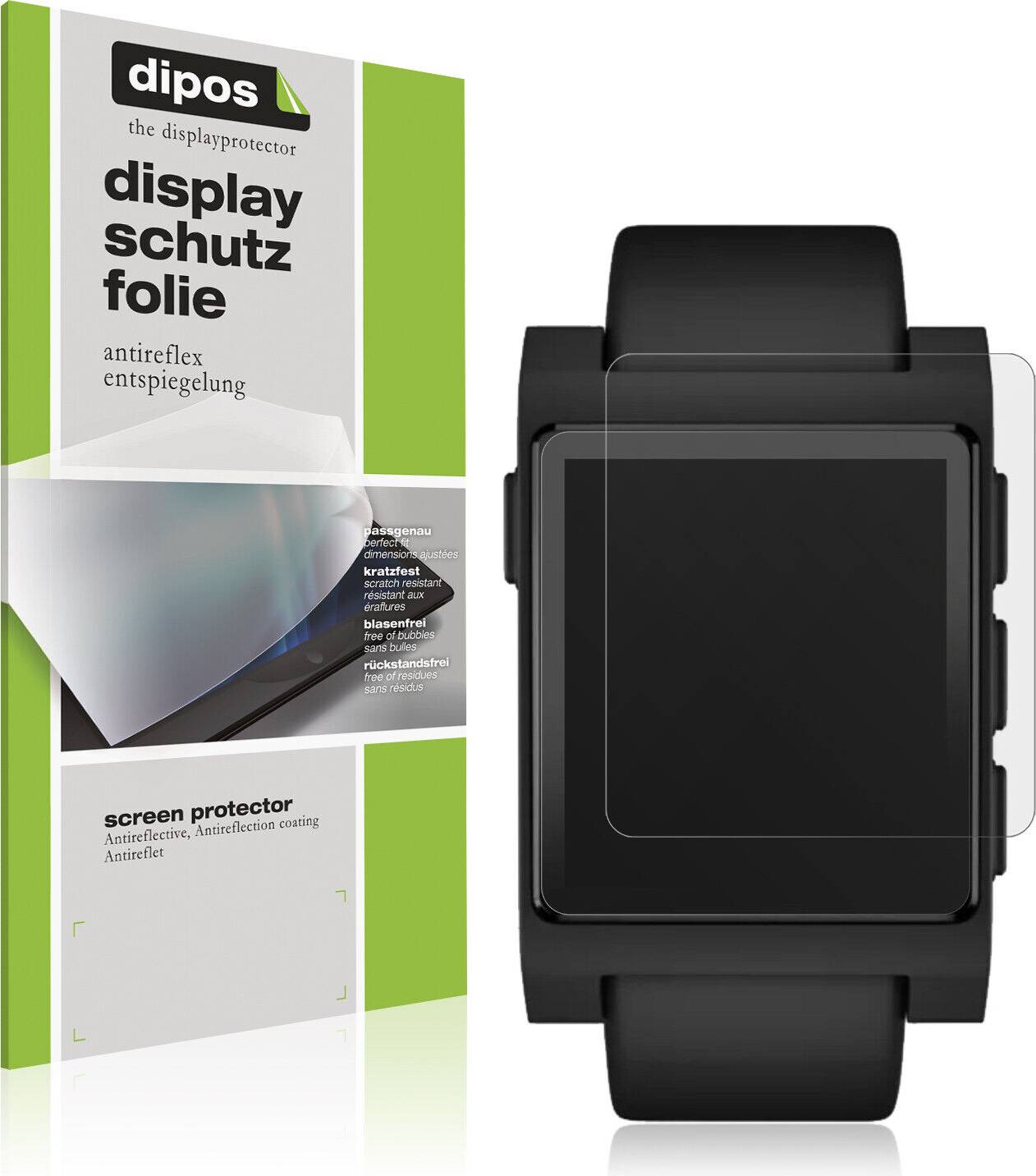 Dipos 6x Screen Protector Pebble Core Time 2