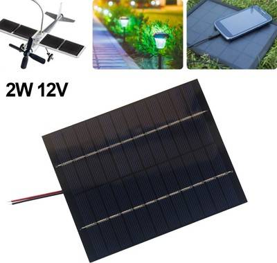 12V 2W Polycrystalline Solar Panel