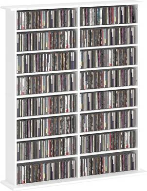 Homcom CD Storage Unit Blu-ray Shelf