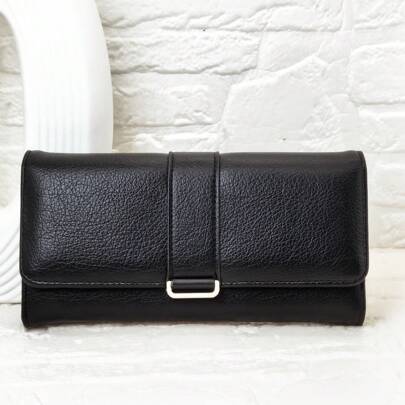 Shein Soft PU Long Wallet Multi-Function Handbag - Convent For Carrying