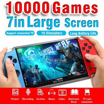 Shein Handheld Game Console 7-Inch HD