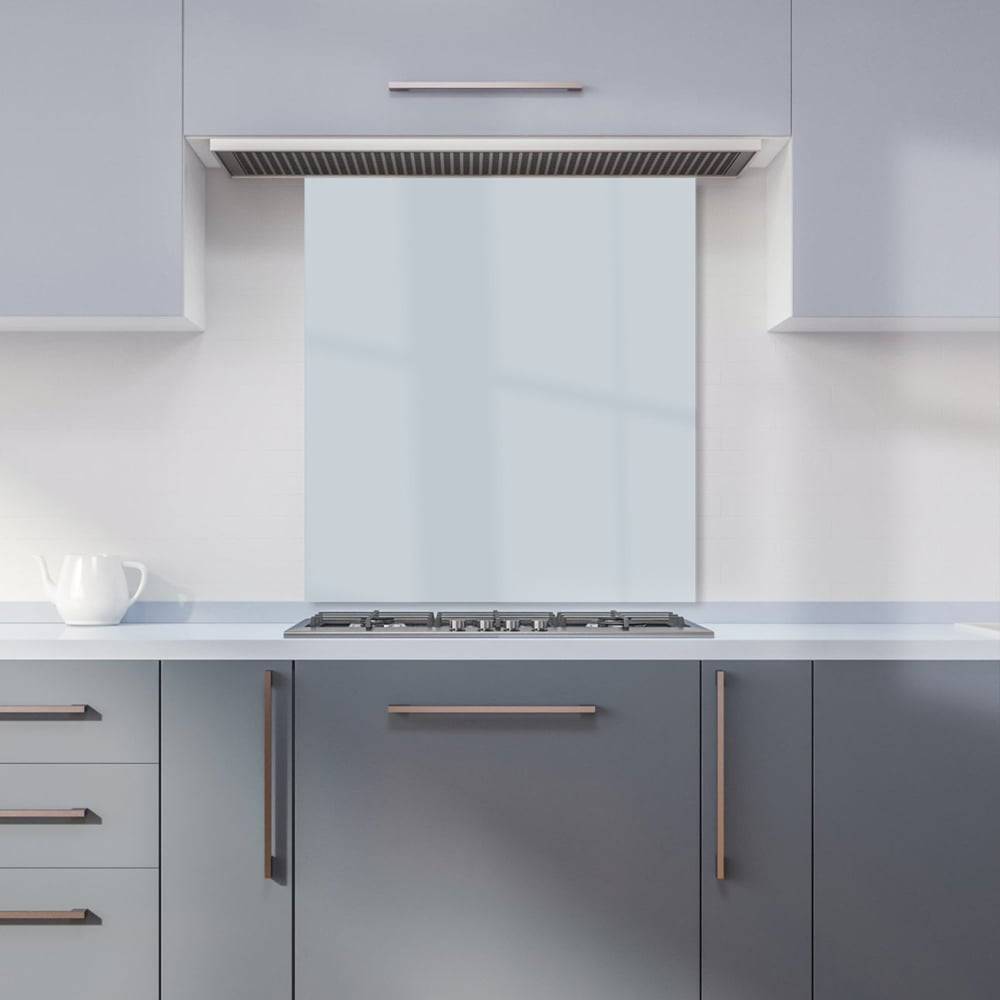 Warren Reed Designer Ash Grey Glass Kitchen Splashback 65 x 60 cm Splash Guard