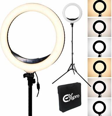 Ex-Pro 14 Inch Studio LED 24W Ring Light Kit