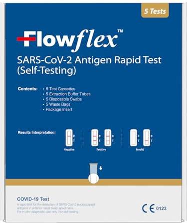FlowFlex One Step Lateral Flow Test Kit