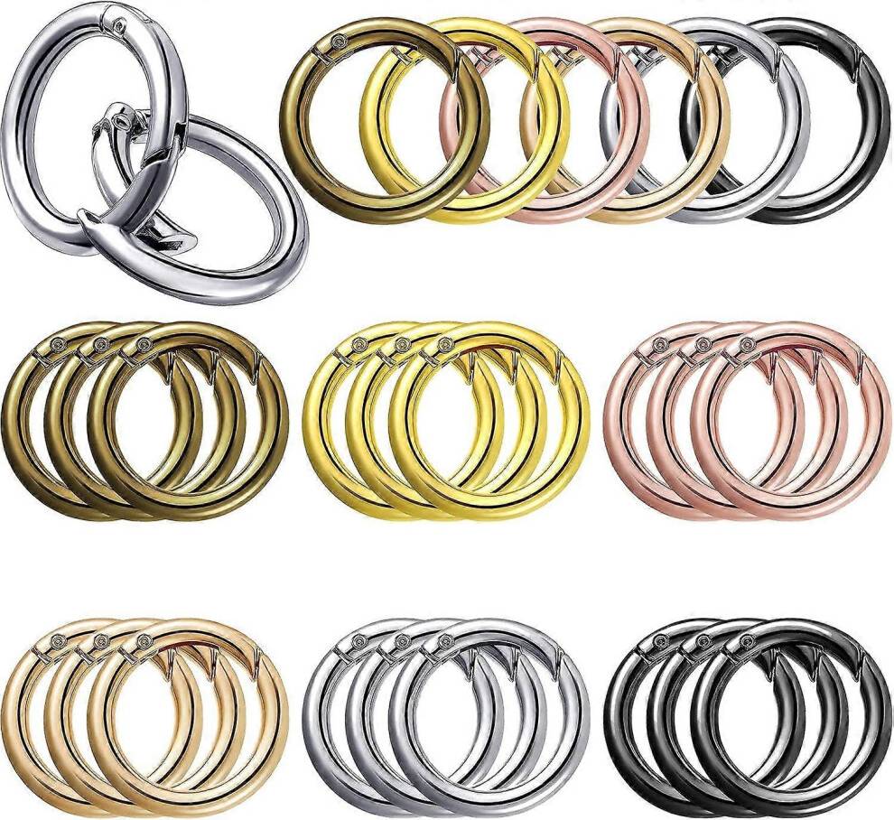 FitVille Spring O Rings Alloy Trigger Snap Buckle - 6 Colors