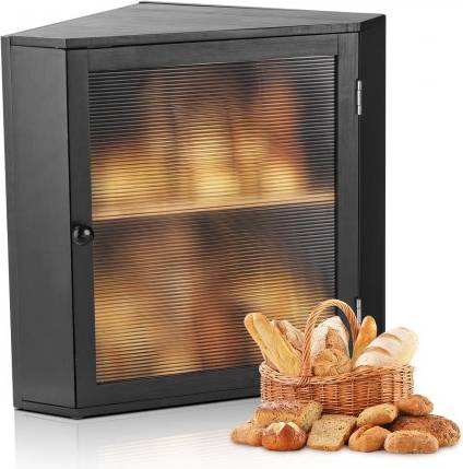 VEVOR Corner Double Layer Large Capacity Bread Box