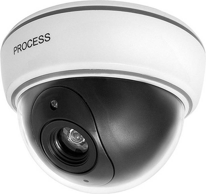Caméra De Sécurité Factice Ronde LED