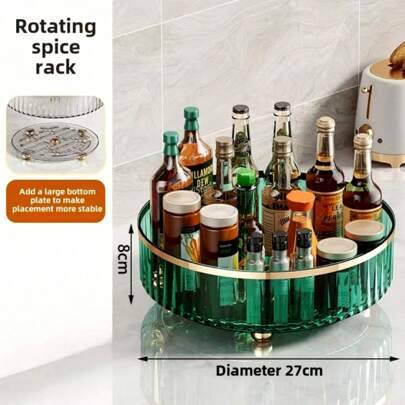 Spice rack organizer Shein 360-Degree Rotating Spice Rack Organizer