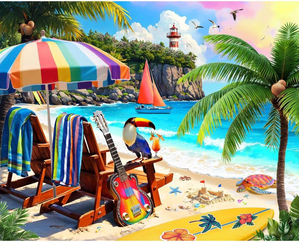 Springbok Tropical Paradise 1000 Piece