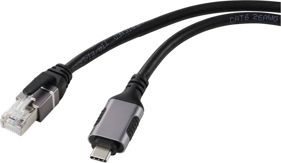 Renkforce USB-C RJ45 Adapter Cable 3.00 m