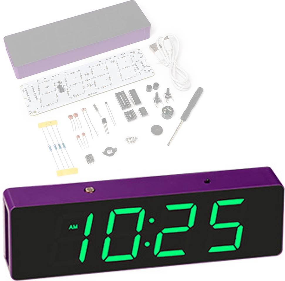 LED Digital Wecker DIY Set