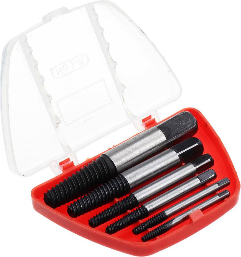 Greenzech 6pcs Damaged Screw Extractor Set Tool Kit