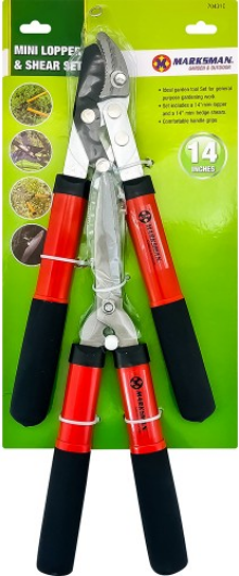 2pc Lopper Shears Set 14 Secateurs Hedge Cutter