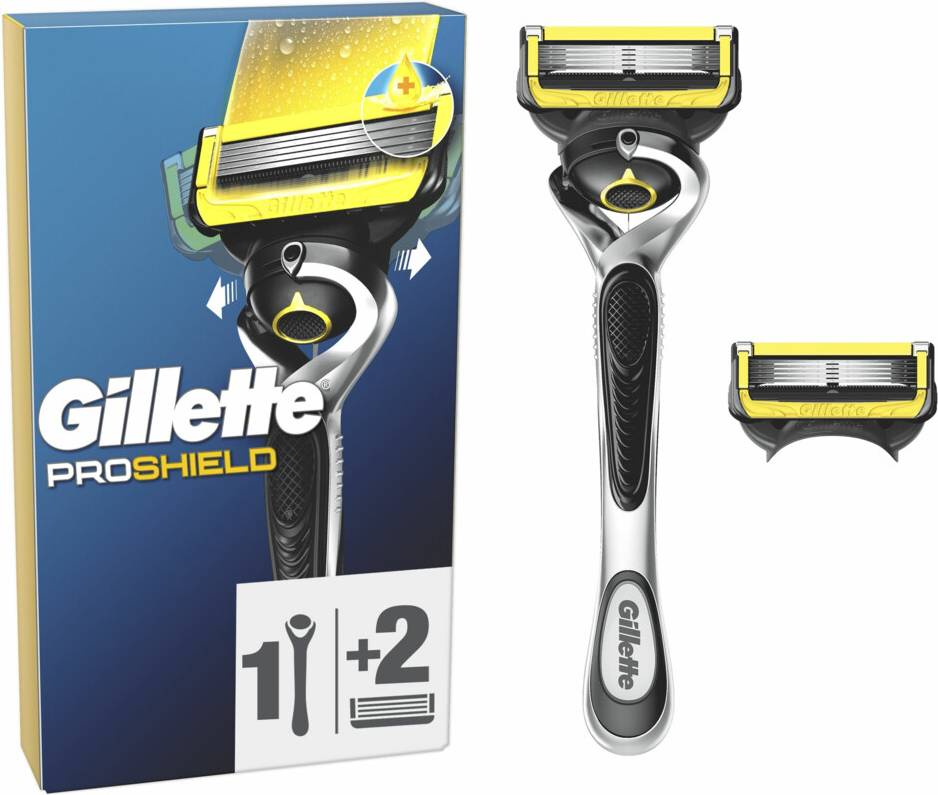 Gillette proshield Gillette Fusion Proshield Razor with 2 Refills