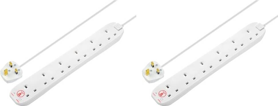 Masterplug Six Socket Extension Lead